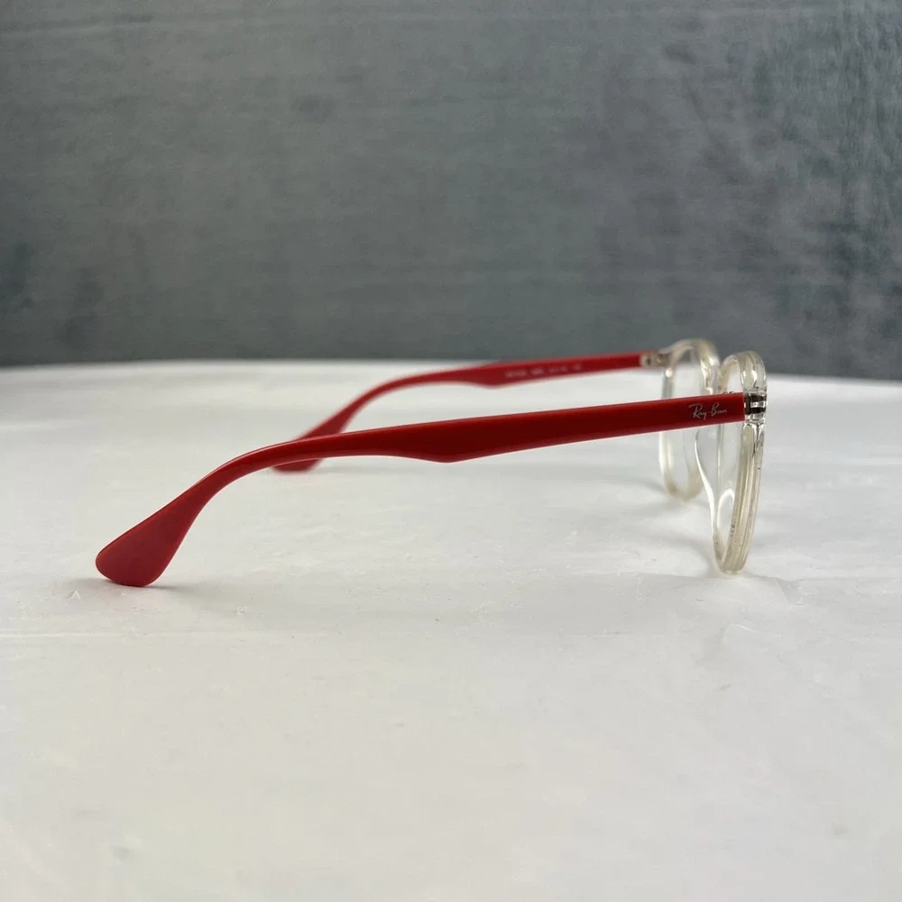 Ray-Ban RB7046 5950 Eyeglasses Clear Coral 51-18-140 Frames Only EUC